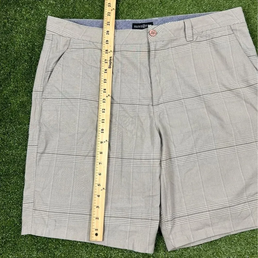 Hang-ten Men's Grey and Cream Shorts